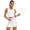 white, variant on Attraco Women Tennis Skirt 2 Piece Sports Dresses Athletic Workout Dress with Shorts and Pockets Badminton Skirt Top and Skirt
