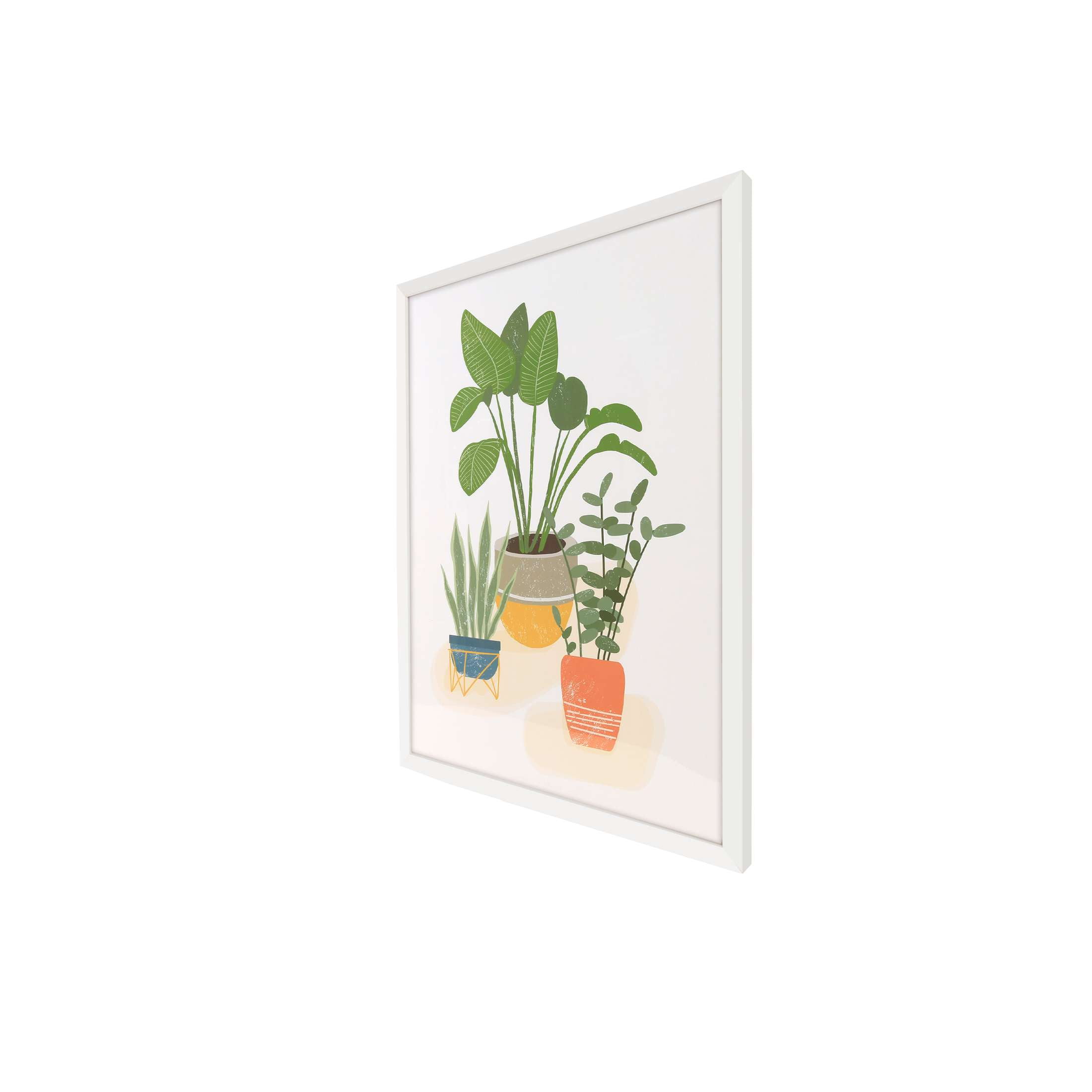 Mainstays – 18x24 Picture Frame – White Thin Flat Profile Wall Photo Frame