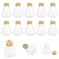 thumbnail image 2 of ColoMX 10 Uds. Envases de jugo de Navidad, botellas de bebidas, botellas de dulces con forma de árbol de Navidad con tapas, 2 of 8