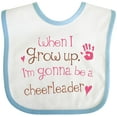thumbnail image 3 of Inktastic Future Cheerleader Girls Cute Girls Baby Bib, 3 of 4