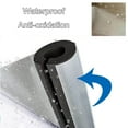 thumbnail image 5 of 8 Pack Pipe Insulation Foam Tube, Self Adhesive Pre Slit Foam Pipe Covers Polyethylene with Aluminum Foil for Spigot, Winter Outside Pipes, Sprinkler, Water Heater Pipes (0.8" x 15.74"), 5 of 8