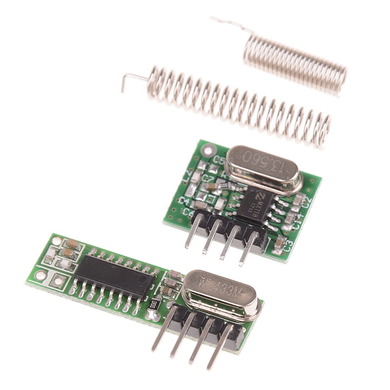Details about   RF module 433Mhz superheterodyne receiver and transmitter kit For arduino qo pk
