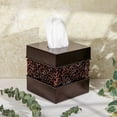 thumbnail image 3 of Essentra Home Bronze Finish Square Tissue Box Cover for Bathroom Vanity Counter Tops Also Great for Bedrooms and Living Rooms, 3 of 3