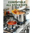 thumbnail image 3 of Cooks Standard Multi-ply Clad Stainless Steel Cookware Set, - Includes Saucepans and Stockpot with Lids, Cool Grip Handles,  Induction Compatible, Dishwasher and Oven Safe, 6-Piece, 3 of 7