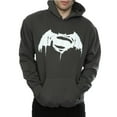 thumbnail image 2 of DC Comics Mens Batman v Superman Beaten Logo Hoodie, 2 of 5