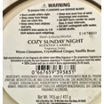 thumbnail image 2 of NEW Bath & Body Works Cozy Sunday Night 3-Wick Candle 25-45 burn hours, 14.5 oz, 2 of 4