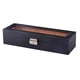 thumbnail image 1 of 6/12 rejillas PU cuero negro reloj caja de almacenamiento reloj de caja organizadora Zulema Rectángulo de almacenamiento en forma de reloj, 1 of 8