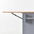 thumbnail image 4 of Harper & Bright Designs Kitchen Cart with Wood Top and Drop Leaf Breakfast Bar, Rolling Mobile Kitchen Island with Storage and Towel Rack, 4 of 8
