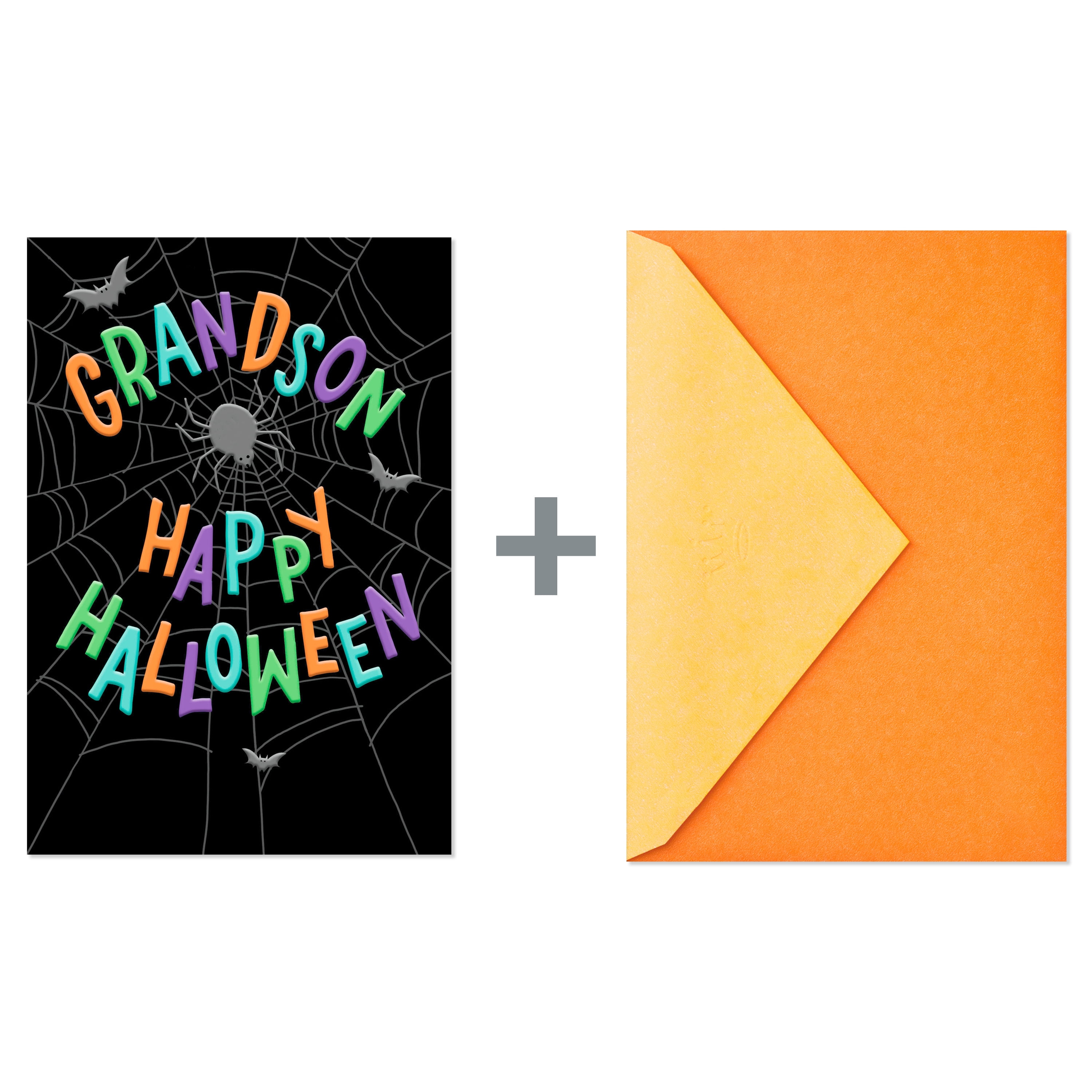 Hallmark Halloween Card for Grandson (Catch All the Fun), 1 Count