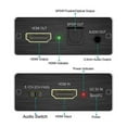 thumbnail image 2 of HDMI Stereo Audio Extractor Converter 4K * 2K HDMI to HDMI + Optical SPDIF 3.5mm, 2 of 5