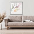 thumbnail image 2 of Stupell Industries Light Pastel Leaves White Framed Giclee Art design by Raymond Powers, 24 x 24, 2 of 8