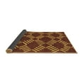 thumbnail image 2 of Ahgly Company Indoor Rectangle Abstract Brown Modern Area Rugs, 2' x 3', 2 of 4