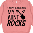 thumbnail image 3 of Inktastic For the Record, My Aunt Rocks Toddler Sweatshirt, 3 of 4
