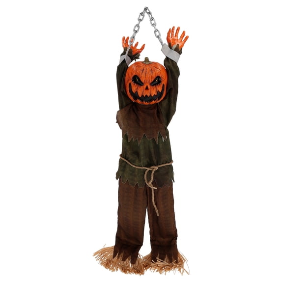 Light-Up Shaking Jack-o'-Lantern Hanging Decoration, Multicolor, 63", Halloween by Way To Celebrate