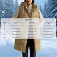 thumbnail image 4 of Hueook Puffer Vest for Women Hooded Sleeveless Zip Up Long Length Casual Winter Vest Coat with Pockets Khaki S, 4 of 10