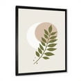 thumbnail image 2 of Designart 'Abstract Geometrical Leaf With Moon IV' Modern Framed Art Print, 2 of 4