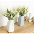 thumbnail image 5 of Artificial Lavender Flowers 8pcs Fake Plants with Faux Plastic Wedding Bouquet for Home Party Wedding Balcony Garden Patio Outdoor Decoration (Yellow,8pcs), 5 of 7