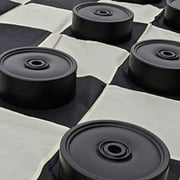 MegaChess Plastic Giant Checkers Board Game, Outdoor Games, 4 inch Checkers