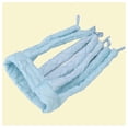 thumbnail image 1 of Rizadores de pelo satinados sin calor para cabello largo, set de peinado nocturno con varillas flexibles, color azul., 1 of 5