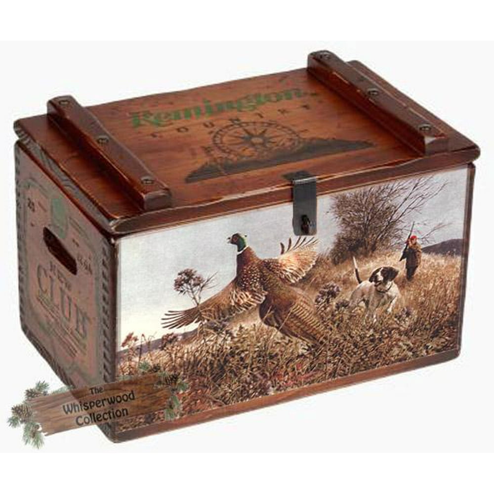 5461 Remington Pheasant Wooden Ammo Box