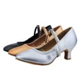 thumbnail image 5 of zapatos de baile modernos para mujeres, zapatos de baile estándar para niñas, zapatos de baile latino de salón de tacón alto para mujeres, tacón de 3,5 5 7CM, 5 of 5