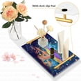 thumbnail image 4 of Ryvnso Magic Stars Mushroom Bathroom Tray Vanity Countertop Trays Acrylic Organizer, 4 of 7