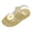 Gold, variant on Fisherman Jelly Sandal for Toddlers Girl's Open Toe Waterproof Summer Beach Dress Shoes for All Day Wear Pink 8.5 Toddler