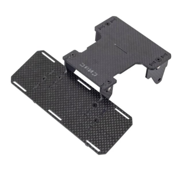 Pieza de actualización RC Bewildely RCGOFFLOW 1/10 fibra de carbono para eje Scx10