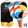 thumbnail image 1 of Juego de 2 palas de pickleball niupipo MX-74 con superficie de fibra de vidrio, 1 of 9