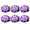 Purple, variant on Artificial Lotus Flower Floating Pond Decor Water Lily Simulation Foam Lotus for Garden Aquarium Fountain Pool Set of 6