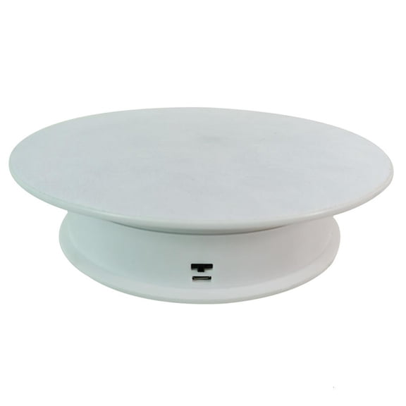 2 Speeds Electric Turntable Display Stand Noiseless Rotating Table Watch Jewelry Holder for Photography Props