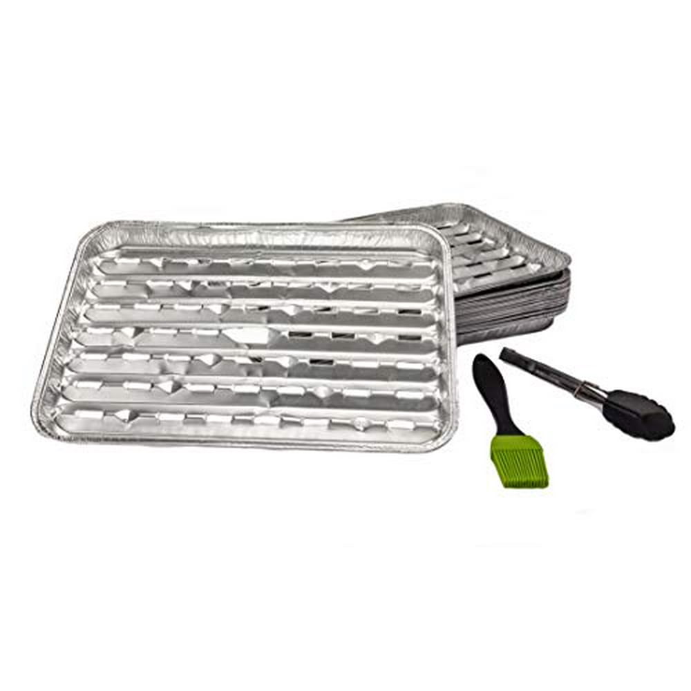 JLine Design Aluminum Grill Toppers Complete with Silicone Basting