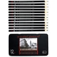 thumbnail image 1 of Cribun Professional Drawing Sketch Pencils Set of 12, (2H-8B), Ideal for Drawing Art, Sketching, Shading, Artist Pencils for Beginners & Pro Artists, 1 of 6
