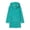 Ceramic Blue, variant on Lands' End Kids Long Sleeve Hooded Front Pocket Terry Cloth Swimsuit Cover-Up