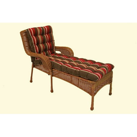 Blazing Needles Standard Outdoor Chaise Lounge Cushion