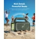 thumbnail image 3 of soundcore Boom 2 de Anker, altavoz para exteriores, 80 W, subwoofer, BassUp 2.0, tiempo de reproducción 24 h, resistente al agua IPX7, flotante, luces RGB, USB-C, ecualizador personalizado, Bluetooth, 3 of 5