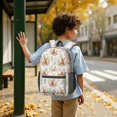 thumbnail image 6 of Highland Cow and Flower Print 17" School Backpacks for Teens,Waterproof Oxford Fabric,S-Shape Padded Straps for School,Travel,Hiking,Camping, 6 of 6