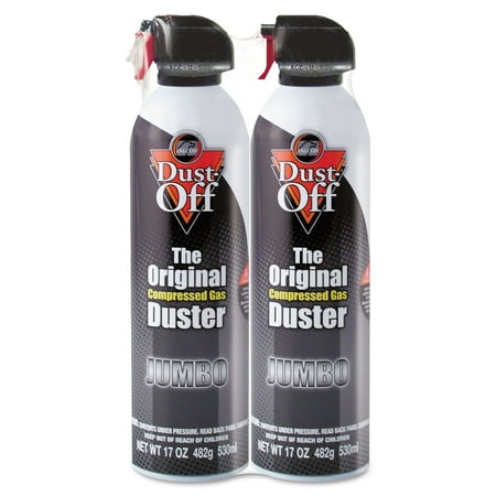 UPC 086216118302 product image for Falcon DPSJMB2 Disposable Compressed Gas Duster  2 17oz Cans/Pack | upcitemdb.com