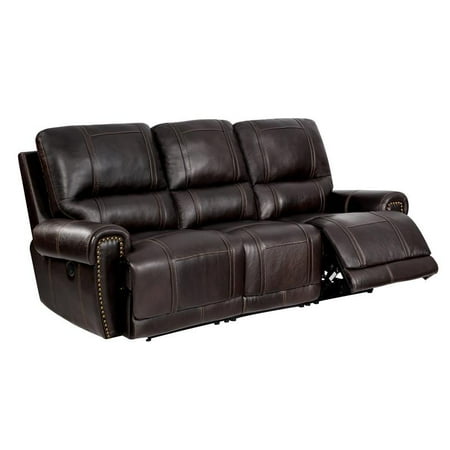 Top Grain Leather Power Reclining Sofa Brown Canada Top Grain Leather Power Reclining Sofa, Benjamin Top Grain Leather Power Reclining Sofa
