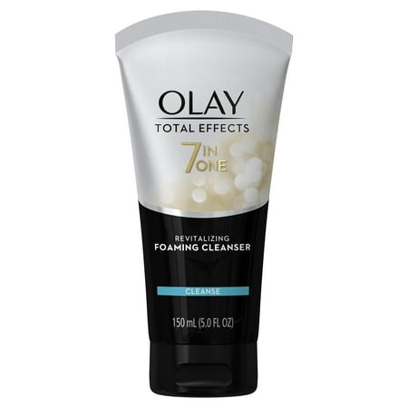 Olay Total Effects Revitalizing Foaming Facial Cleanser, 5.0 fl (Best Face Wash And Moisturizer For Oily Skin)