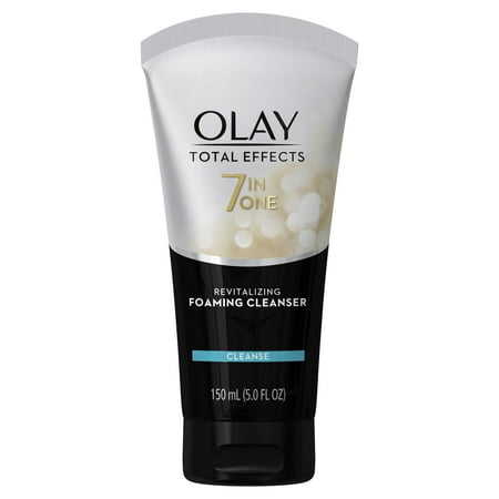 Olay Total Effects Revitalizing Foaming Facial Cleanser, 5.0 fl (Best Cleanser And Moisturizer For Sensitive Skin)