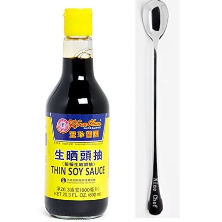 NineChef Bundle - Koon Chun (guan zhen) Seasoning (Thin Soy Sauce 3 Bottle) + 1 NineChef ChopStick