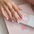 thumbnail image 3 of BTArtbox Press On Nails - Gentle Care, Short Almond, Lamp-Curable, 4-Week Wear, Easy-to-Apply, 32 Count All-in-One Kit, 3 of 8