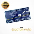 thumbnail image 2 of Funda para marco de matrícula Doctor Who I'd Rather Be Flying, 2 of 8