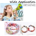 thumbnail image 5 of 2200Pcs Heishi Clay Beads 6mm Vinyl Disc Beads Flat Round Handmade Polymer Clay Beads, 5 of 9