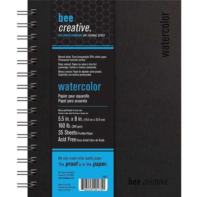 Bee Paper Bee Creative Watercolor Book 8" X 8" - Walmart.com