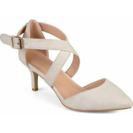 faux suede pointed heel
