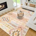 thumbnail image 4 of Ultrug Boho Area Rug Modern Geometric Soft Non Slip Rugs Indoor Floor Carpet for Living Room Bedroom Home Decor,5'x8',Beige, 4 of 7