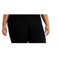 thumbnail image 2 of Anne Klein Womens Plus Textured High Rise Wide Leg Pants, 2 of 3