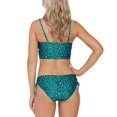 thumbnail image 4 of Raisins Juniors Green Aruba Cropped Tankini Top, 4 of 4